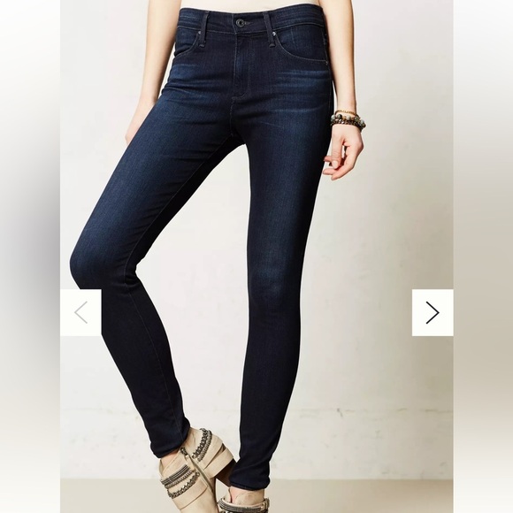 AG Adriano Goldschmied The Farrah Skinny High Rise Skinny Jeans Size 26 - Picture 1 of 12
